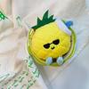 1/2 Pcs Cute Pineapple Juice Fruit Plush Doll Toy Keychain Pendant Bag Hanging Decor Backpack Charm Birthday Gift Couple Keyring