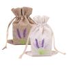 12Pcs Lavender Embroidered Bags Empty Storage Bags with Drawstring Wear Resistant Widely Used Jewelry Candy Storage Pouches