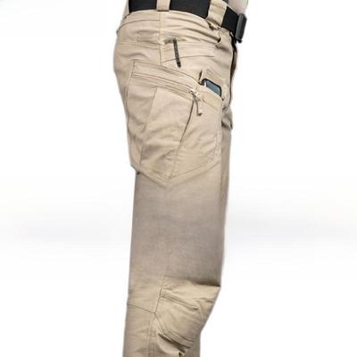 Pantalon tactique camouflage élastique IX7 pour homme, idéal pour les sports de plein air et l'entraînement