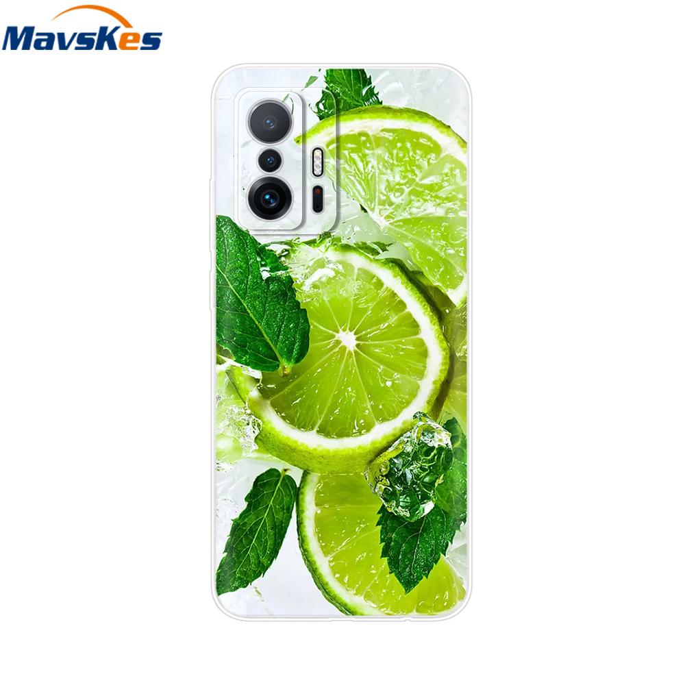 For Xiaomi 11T Pro Case For Xiaomi 11T Cover Transparent Silicone Cute Back Cover Cases Soft Bumper for Xiaomi 11t 5g T11 Capa