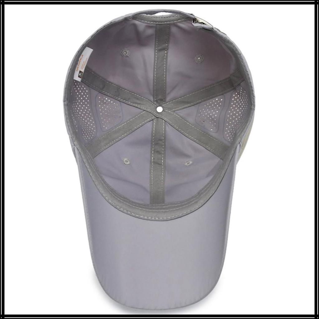 Sun CZA401 [White Fang] Hat, Cap, Breathable, Quick-Drying, Outdoor, Sports, Protection, Casual, Men's, Women's, (Light Gray)