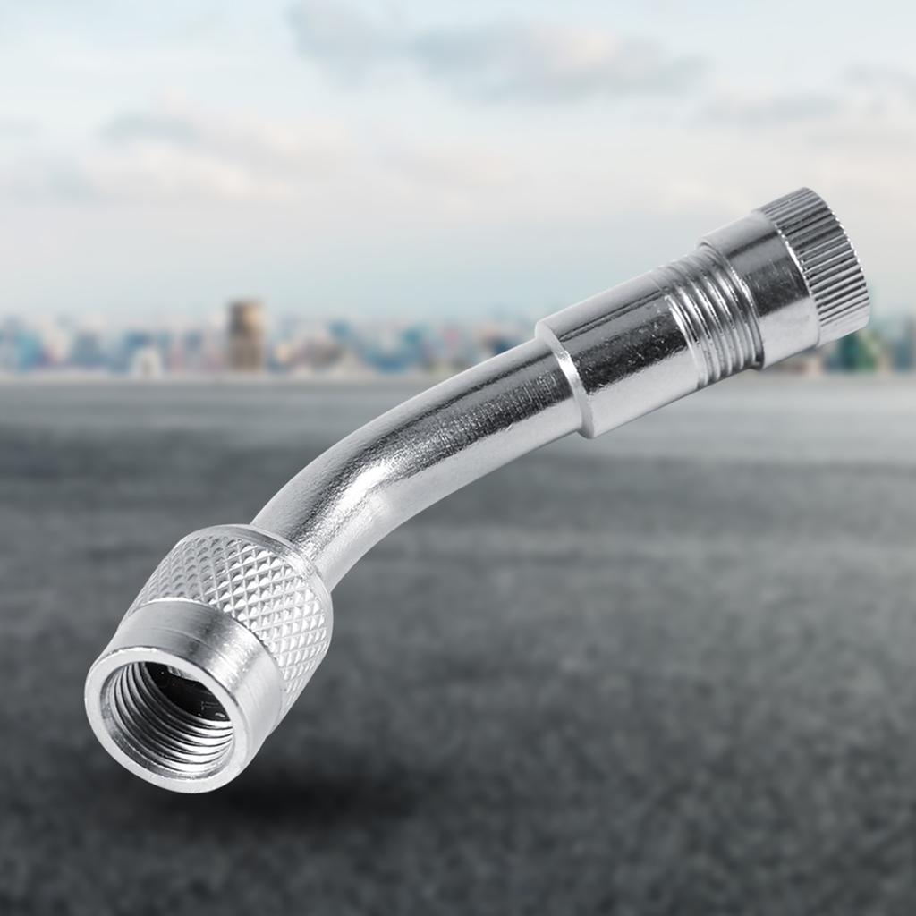 45 Degree Motorcycle Car Tire Stem Extender Tyre Valve Extension Adaptor