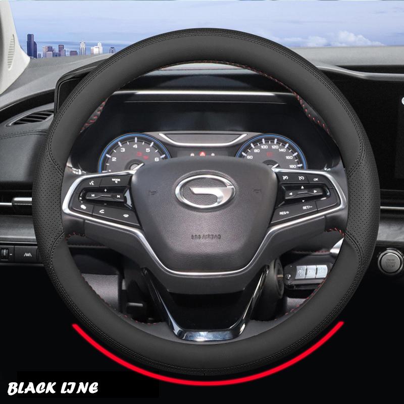 

Car Steering Wheel Cover Wrap For GAC Trumpchi GS4 Plus GS3 GS5 GS8 EMKOO m6 Pro M8 EMPOW E8 E9 ES9 GA4 GA6