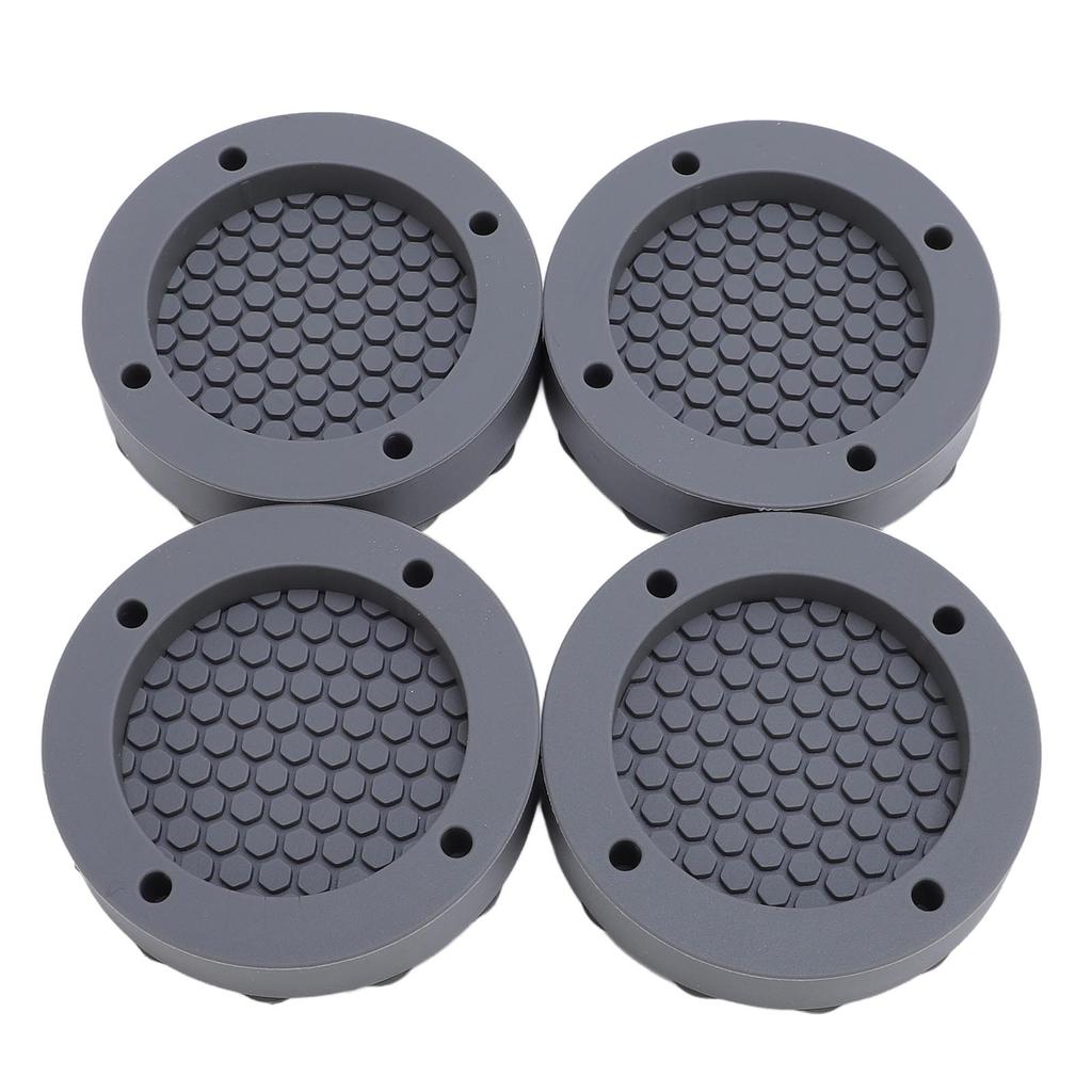 4pcs Washing Machine Vibration Damper with Powerful Suction Cup Washing Machine Anti Vibration Mat