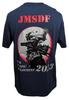 Fuji Uniforms Commemorative T-Shirt (Musha IPD2023 Indo-Pacific Deployment, Fiscal Year 2023) by the Japan Maritime Self-Defense Force, Quick-Drying,
