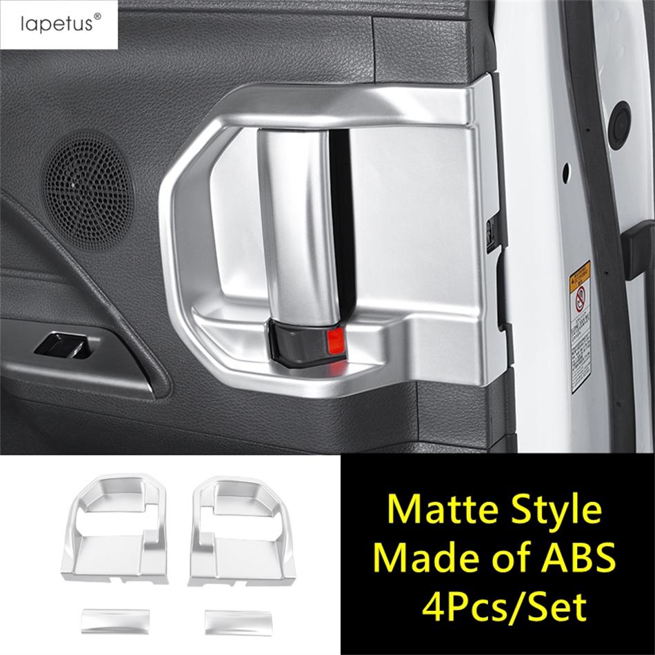 Car Inner Door Handle Bowl Panel Frame Decoration Cover Trim Carbon Fiber Style Accessories For Toyota Sienna XL40 - 2025