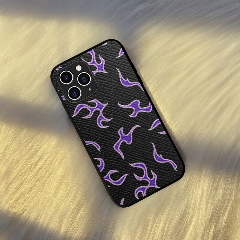 Artistic Flame Phone Case Hard Leather Case for iPhone 11 12 13 Mini Pro Max 8 7 Plus SE 2020 X XR XS Coque