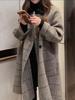 Winter New Retro Plaid Cashmere Coat Temperament Double-sided Wool Woolen Coat