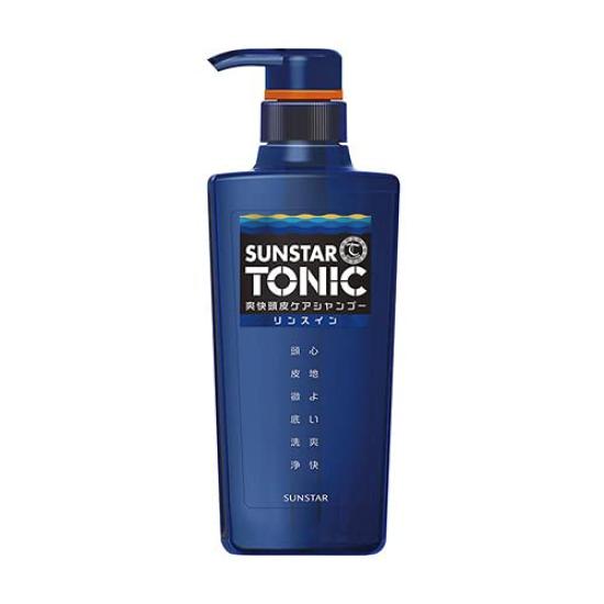 SUNSTAR TONIC Shampoo and Refreshing Scalp Care Formula Herb Rinse-in Refill, 900mL, Silicone-Free [Citrus Scent]
