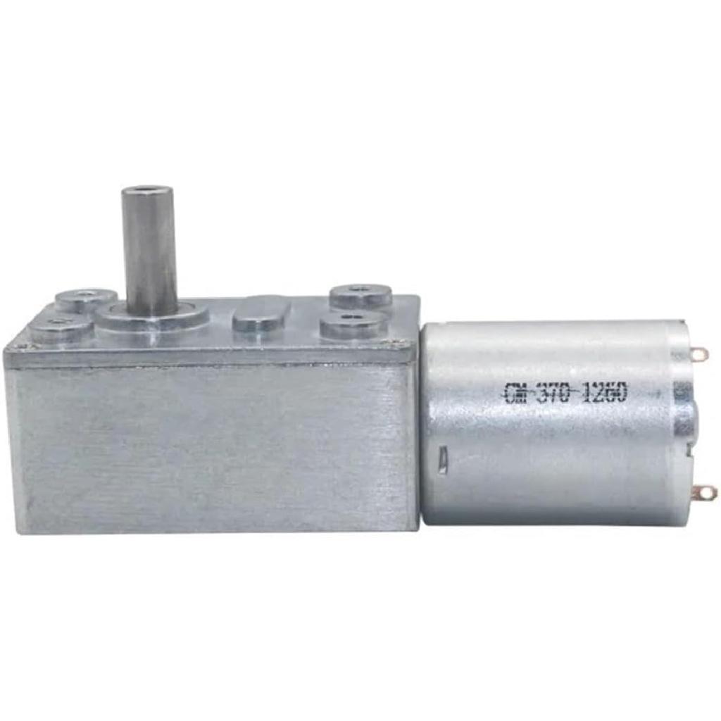 Silnik przekładniowy DC 6V12V24V z redukcją prędkości, rewersyjny, z dużym momentem obrotowym, samohamowny, z przekładnią ślimakową(30 obr./min, 24 V)