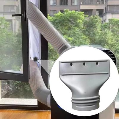 AC Window Vent Flat Adapter, Exhaust Hose Nozzle Coupler, 130mm/150mm Connector for Portable Car Air Conditioner, Universal Vent Kit