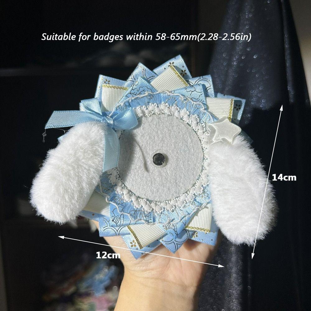 Cute Cat Ear Itabag Badge Holder DIY Handcrafted Card Holder New Lolita Badge Holder