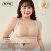 Summer Seamless Support Bra for Large-Breasted Women: Flattens, Lifts, and Gathers for a Slimmer Look