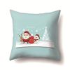 Christmas Gifts Santa Claus Pattern Pillow Polyester Home