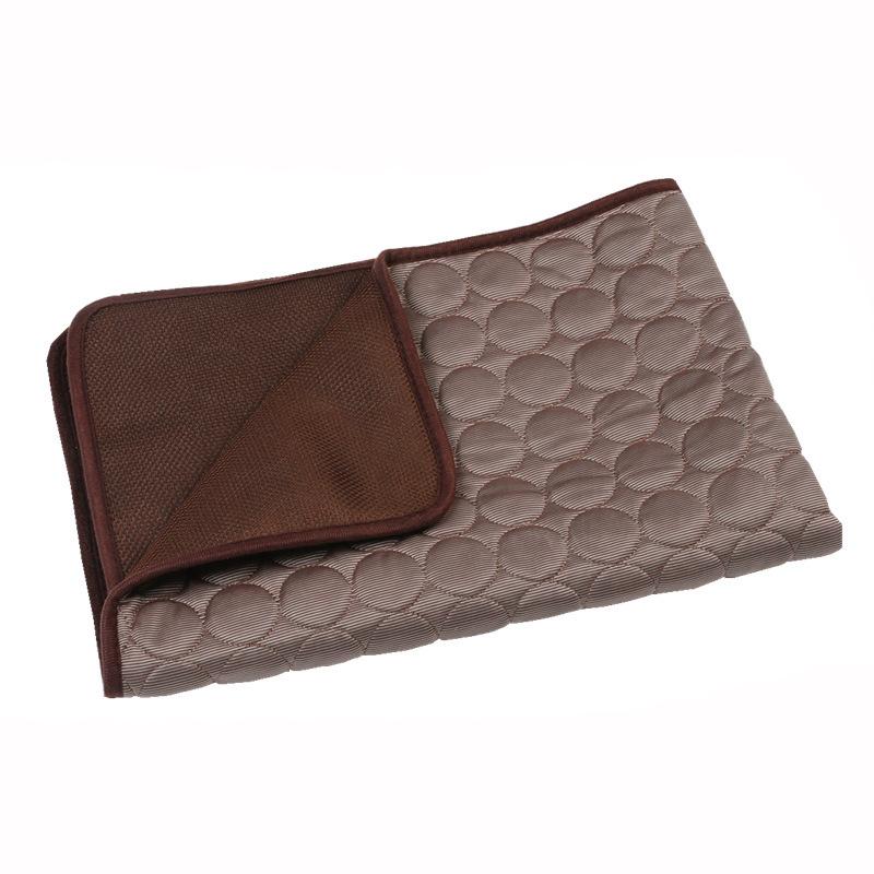 Moisture-proof Ice Silk Cool Mattress Pet Cooling Mat Dog and Cat Sleeping Pad Summer Cool Bed Reusable Dog Pee Pad Small Animal