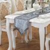 Chinese Table Runner Modern European Jacquard Table Runner Simple Fashionable Solid Color Light Luxury for Party Home Decoration