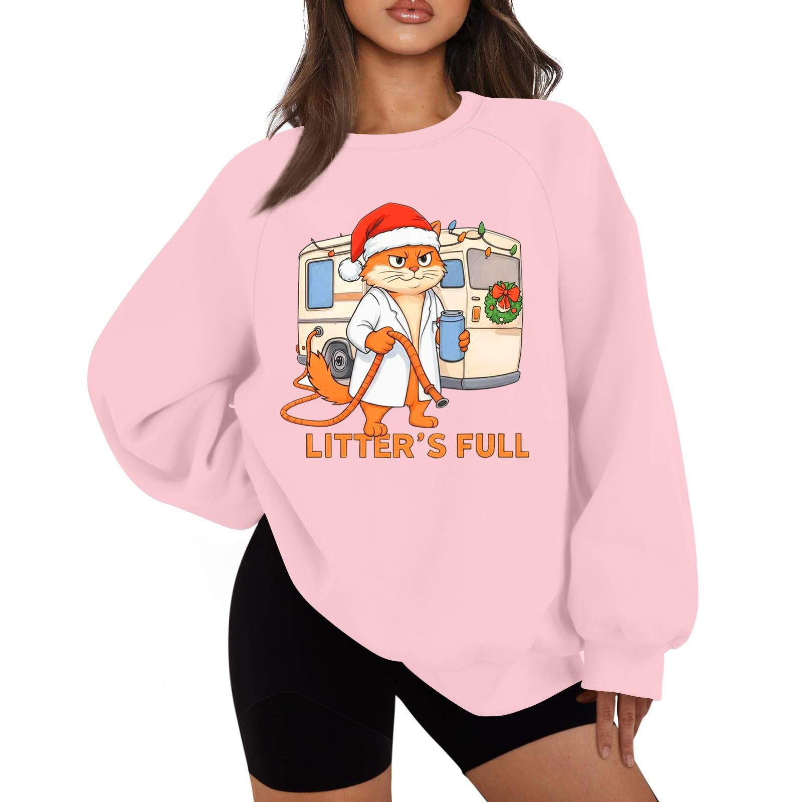 

Женская повседневная модная однотонная толстовка с круглым вырезом и длинным рукавом реглан M розовый