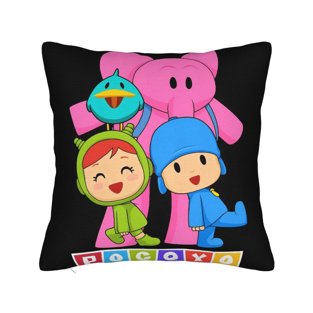 Decorative Pillow Cover Pocoyoes Cartoon Comdy Stuff Home Throw Pillow Case Cover Drop Shipping Multi-Size