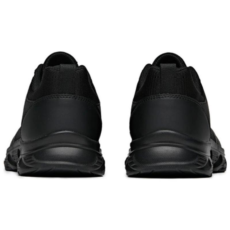 Anta Comfortable Mesh Slip Resistant, Abrasion Resistant, Breathable Low top Casual Running Shoes Men's Black Sneakers 912145535-1