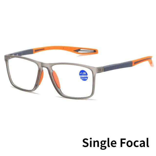 Fashion Multifocal Progressive Glasses Trendy Blue Light Blocking Sports Reading Glasses Men Women Hd Lens Near And Far Eyewear