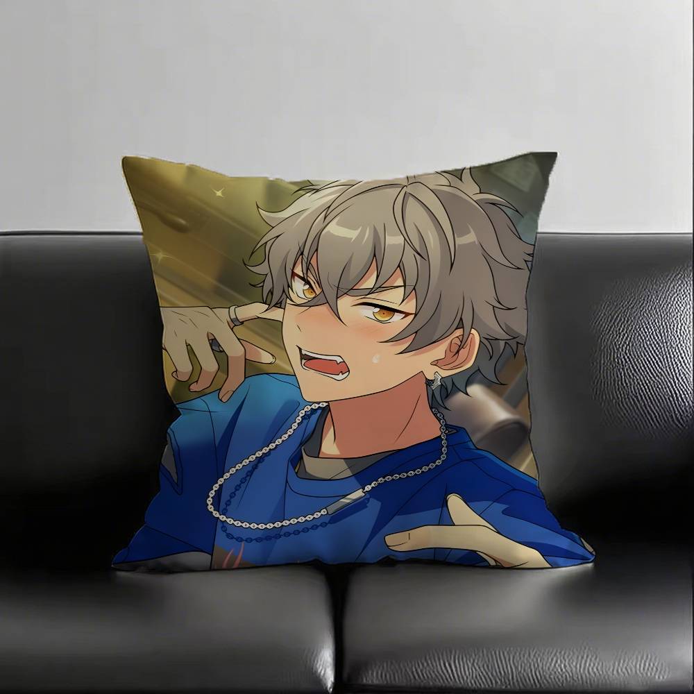 

1 шт. Наволочка Koga Ogami Модная квадратная наволочка Спальня Диван Комната Инс Декор Досуг 16x16Inch