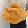 Giant Orange Cat Plush Toy Kawaii Kitty Plushie Throw Pillow Soft Cat Stuffed Doll Toy Home Decoration for Friends Birthday Gift
