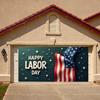 Labor Day Banner High Quality Patriotic Banner Patriotic Style for Parade Background Outdoor Decoration Holiday Festivity