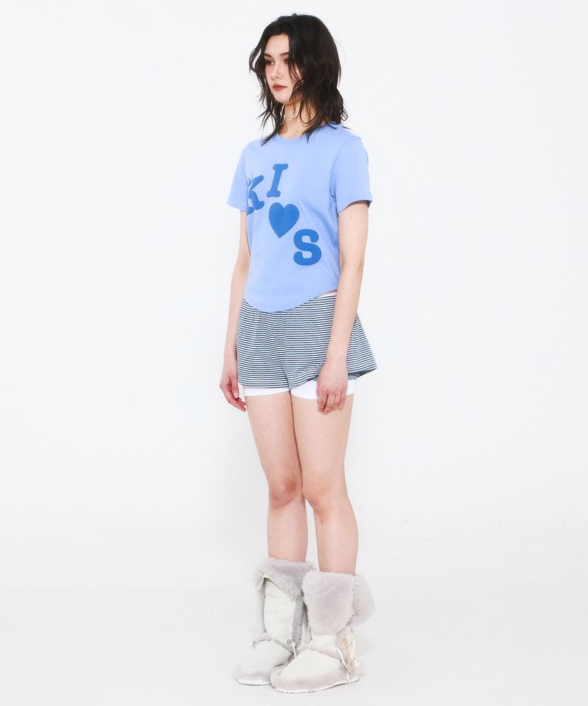 Kimseupeulesikoteunmakes Messi Kith Logo T-Shirt Blue