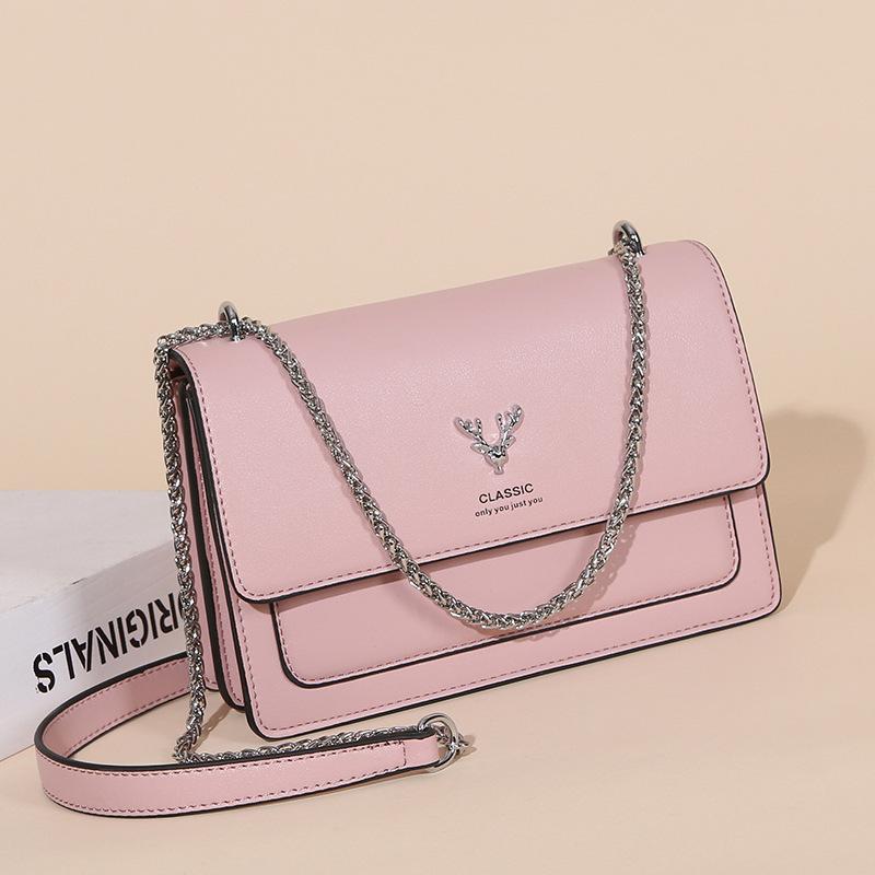 2023 Новая модная маленькая сумка женская сумка на одно плечо сумка через плечо женская универсальная цепочка маленькая квадратная сумка M 5515₽