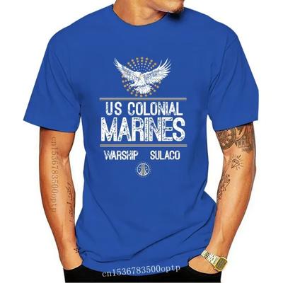 New Aliens T-Shirt Colonial Marines Tee US Sulaco Warship Attack Bugs Movie Film 80s Cool Casual Pride T Shirt Men Unisex