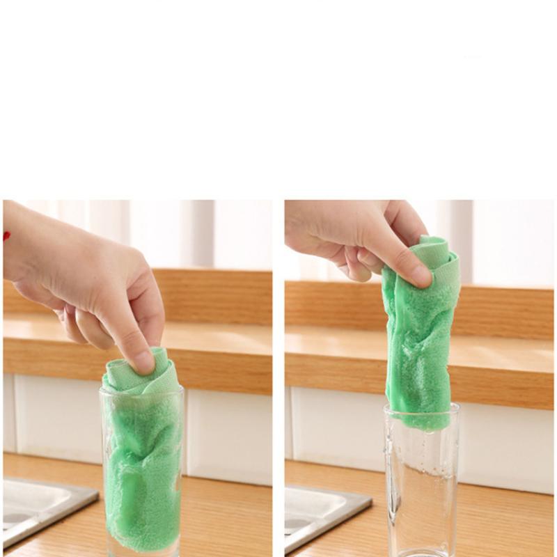 Hadřík na nádobí Hadřík na nádobí z dřevěných vláken Nepřilnavý hadr na nádobí Hadr pro domácnost Kuchyň Speciální absorbční látka Snadno se čistí