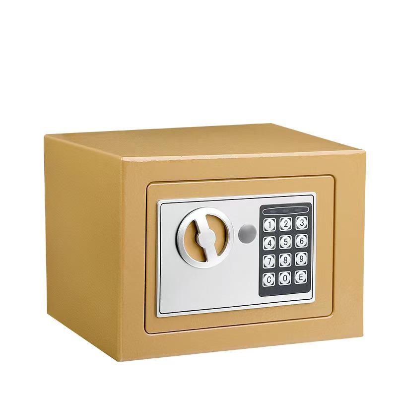 Safe Home Mini Wardrobe Coin-Operated Money Storage Box for Kids and Adults Gold Non-Coin