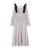 Jill by Jill Stuart Women's Heart Print Shirred Casual Dress, White