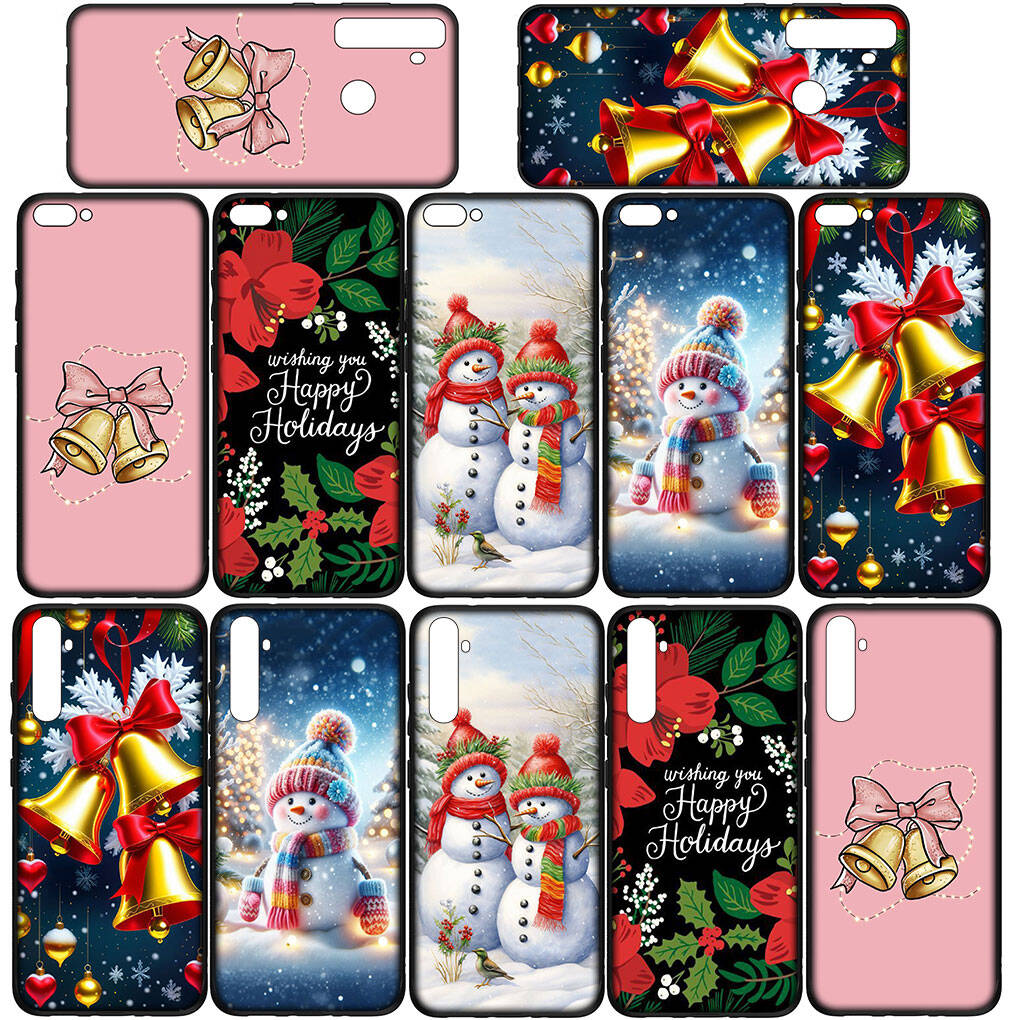 Case for iPhone 17 16 15 Xiaomi Poco F8 F7 X7 X6 M8 C85 C75 C71 Redmi Note 14 13 12 11 Pro Max A3 A4 14C 13C 15C Deer Santa Claus Merry Christmas Tree