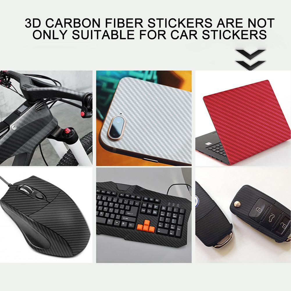 NEW Car Stickers 3D Carbon Fiber Vinyl Wrap Films Motorcycle Decoration Film Gloss Auto Body Motorcycles 30cm/50cm*150cm Sl G8T4