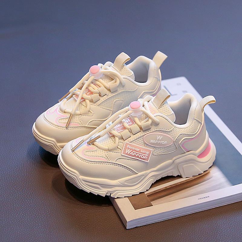 

Весенние детские сетчатые износостойкие кроссовки с мягкой подошвой дышащие туфли-лодочки для отдыха на открытом воздухе 37 розовый