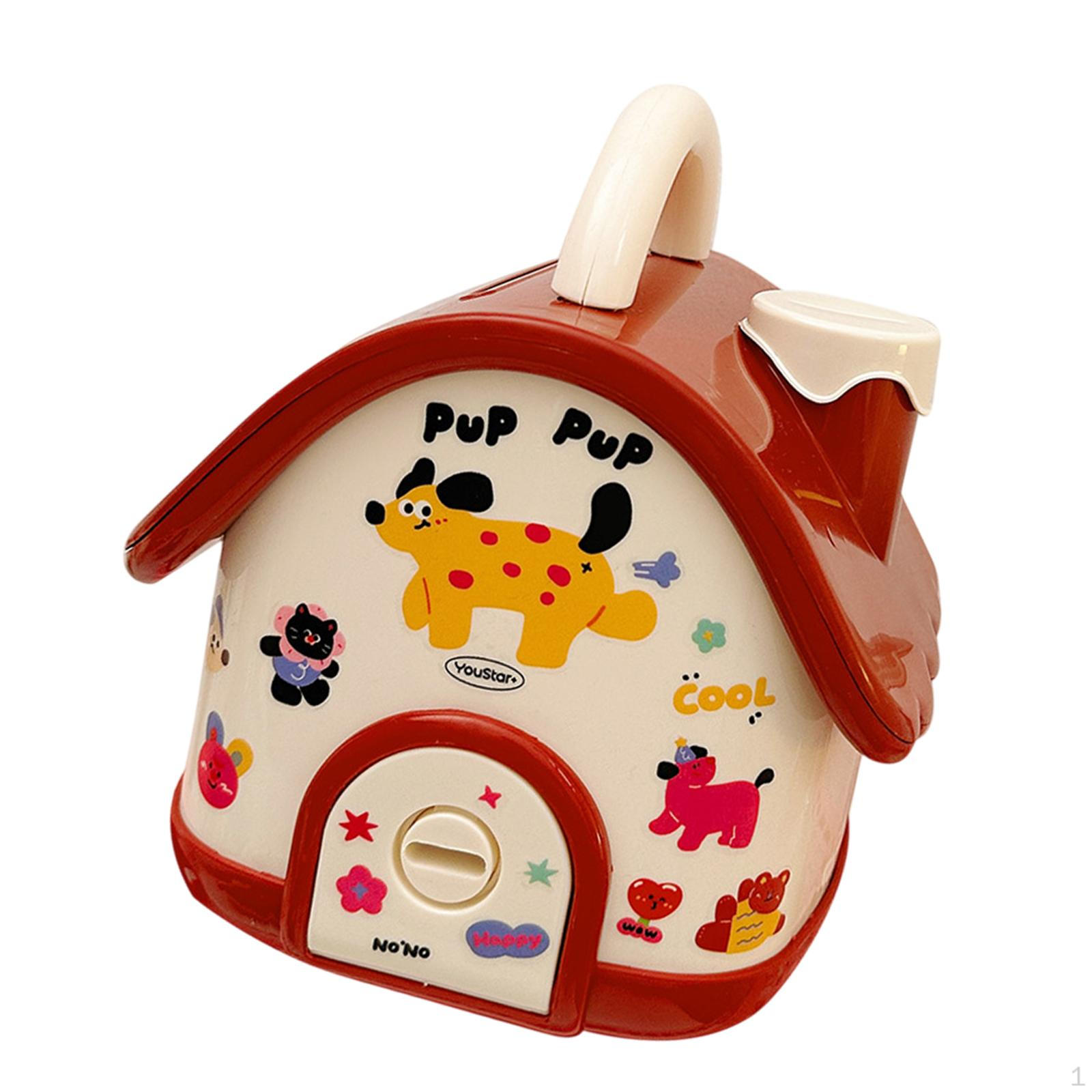 

Копилка для монет в виде мультяшного домика для детей, декоративная копилка для дома