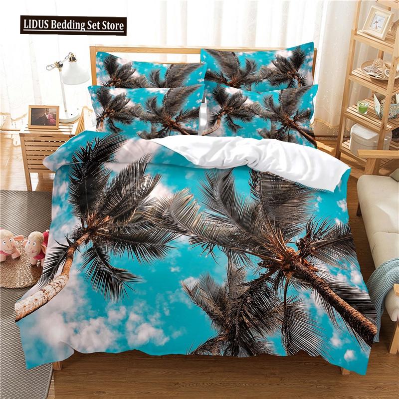 Morski Krajobraz Krzesło Plażowe Chmura Zestaw Poszewki na Kołdrę Rozmiar King Queen Poszwa na Kołdrę Dla Nastolatków Poliestrowy Zestaw Pościeli z Poszewką na Poduszkę