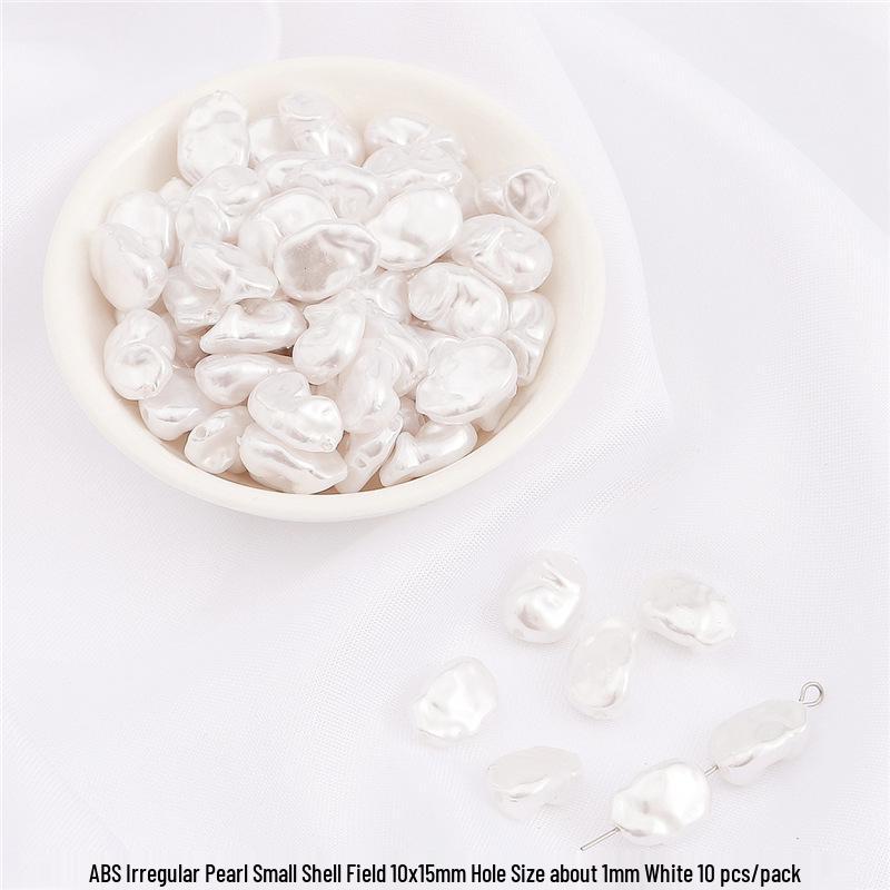 High-Gloss Irregular Imitation Pearl DIY Jewelry Kit - Bracelet, Pendant, Headdress Charms