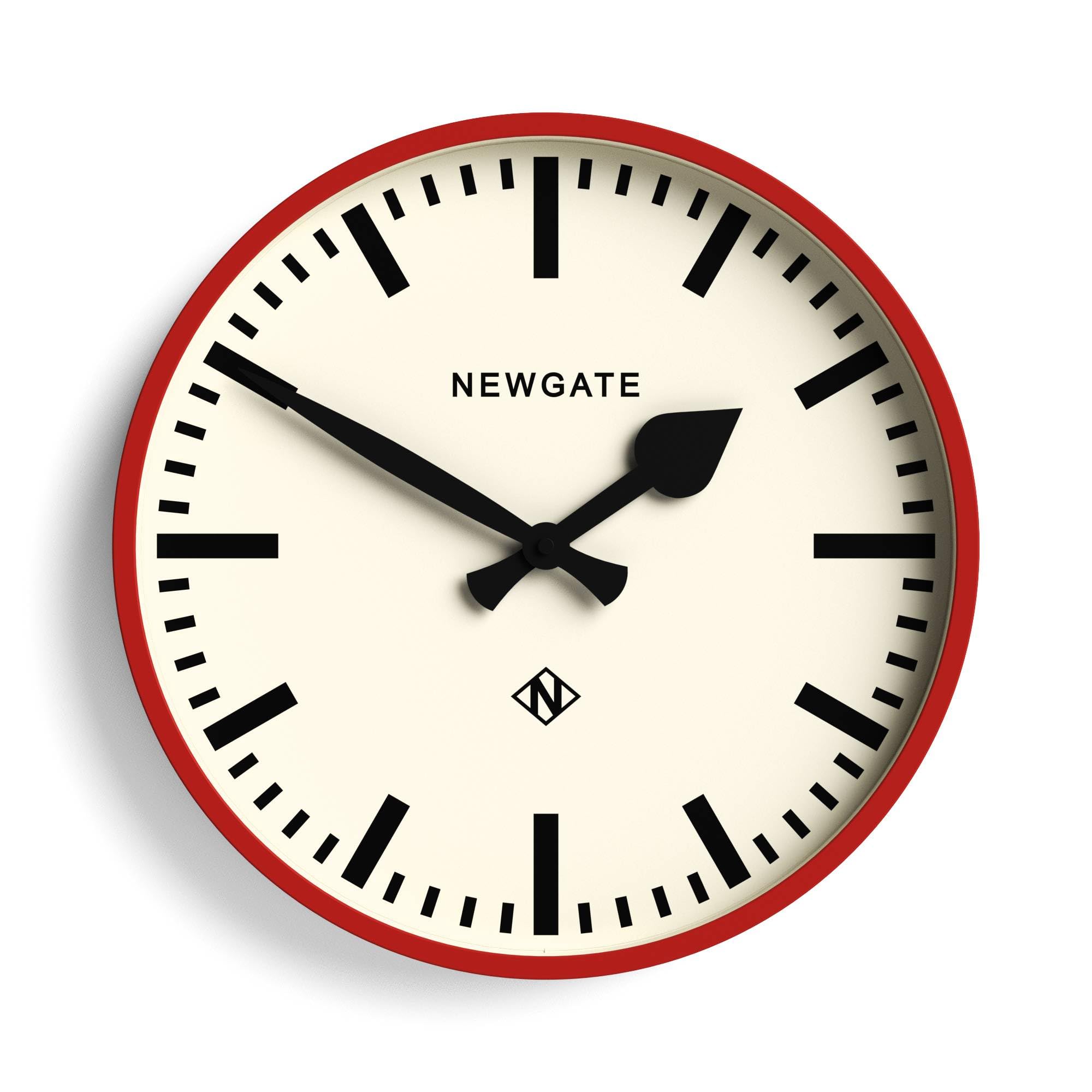 NEW GATE Wall Clock Number Three Railway NUMTHR390FER RED [Used]