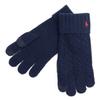 POLO RALPH LAUREN PC0713 och Stickad Hästkall Smartphonkompatibla Herr Dam Handskar, Tryck, Väder, Unisex, (433 (MARIN)) [Begagnad]
