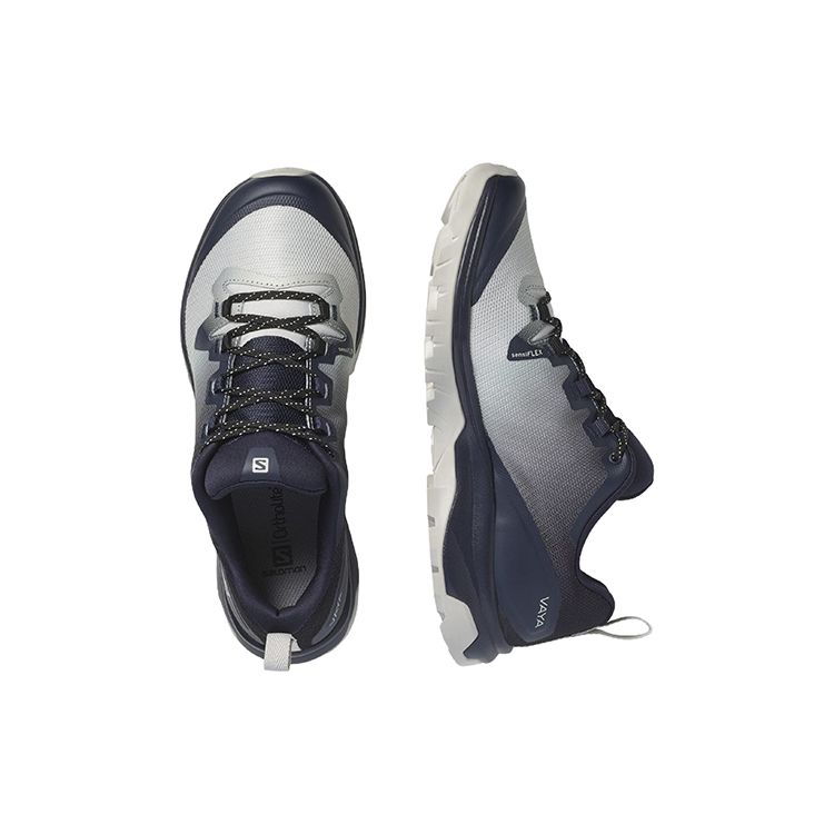 SALOMON Vaya Low Top Comfortable Durable Outdoor Shoes Women Shoes White Blue-Gradient 413017