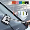Telescopic Handheld Automotive Windshield Cleaner With Adjustable Length Stainless Plastic Wiper Tool For Universal Use