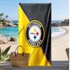 Pittsburgh Steelers Print Strandtuch Weich Tragbar Schnell?Trockenes Handtuch für Pool Sommerurlaub Outdoor Sport