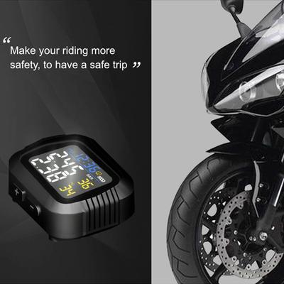 Motorcycle Tire Pressure Monitor Mountain Bike Wireless Tire Pressure Monitoring Instrument Small