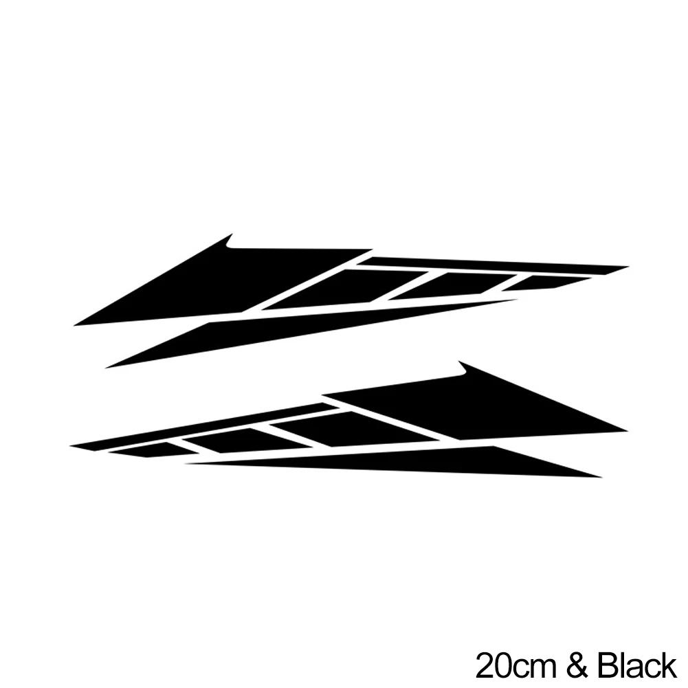 Nuovi 2 Pezzi Adesivi Moto PVC Adesivi Riflettenti 20cm/28cm Accessori Per Decorazione Bauletto Scooter Moto Ornamentale
