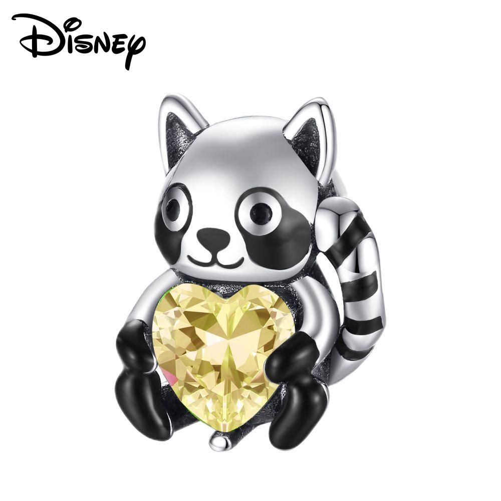 Disney 925 Silver Princess Castle And Minnie Tigger Pendant Beads Suitable For Diy Bracelets Are Girls' Fashion Jewelry
