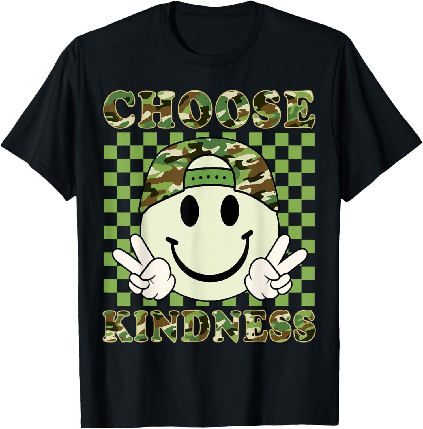 Choose Kindness Be Kind Inspirational Positive T-Shirt S разноцветный