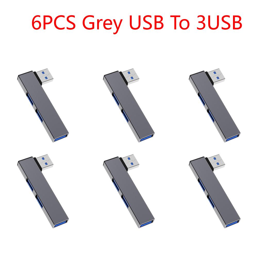 3 In 1 USB Splitter Hub Speed 5.0Gbps 3 Port USB Docking Station OTG USB 3.0/Type-C 3.0 To 3 USB for PC Laptop Notebook