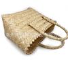 Summer Imitation Rattan Woven Vegetable Basket Retro Simple Portable Large-capacity Straw Woven Bag Versatile Woven Bag Beach Bag